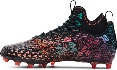 Under Armour Men's UA Spotlight Clone MC LE Black History Month Football Cleats. 2