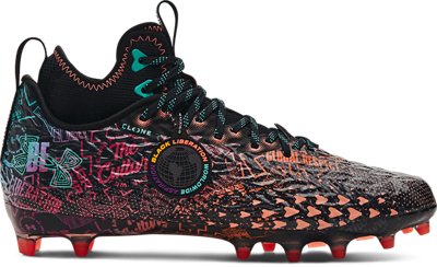 Under Armour Men's UA Spotlight Clone MC LE Black History Month Football Cleats. 1