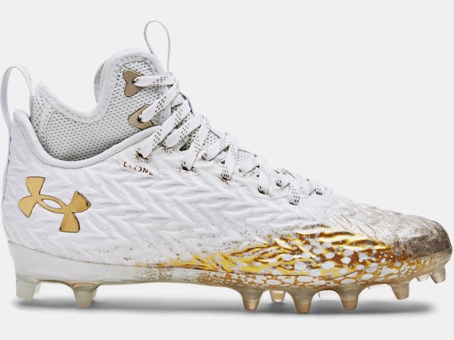 Under armour best sale white and gold