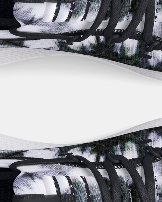 女士UA HOVR™ Phantom 3 Dyed跑鞋 in White image number 2
