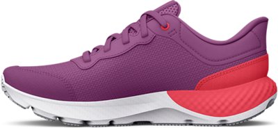 Girls' Pre-School UA Escape 4 AL Iridescent Running Shoes, Purple, pdpMainDesktop image number 1