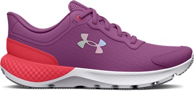 Girls' Pre-School UA Escape 4 AL Iridescent Running Shoes, Purple, pdpMainDesktop image number 0