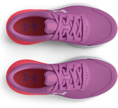 Girls' Pre-School UA Escape 4 AL Iridescent Running Shoes, Purple, pdpMainDesktop image number 2