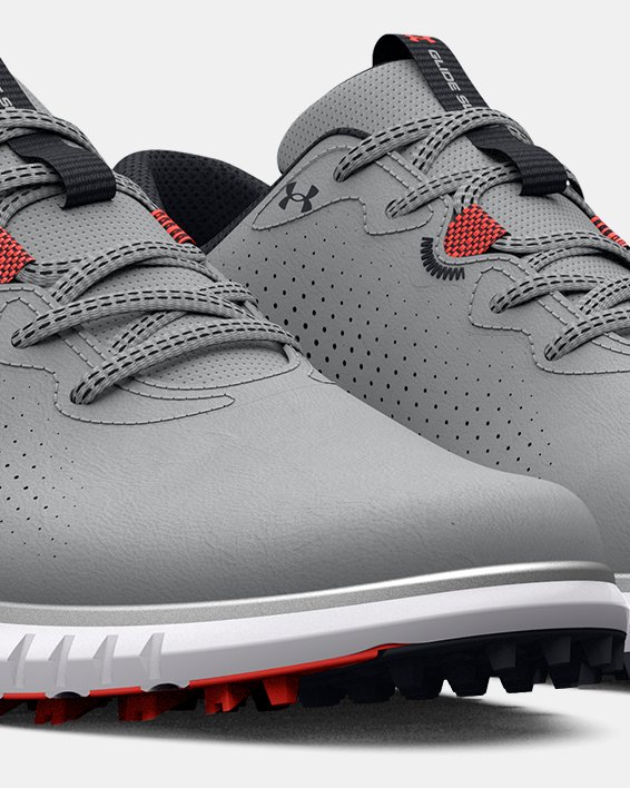 Men's UA Glide 2 Spikeless Golf Shoes in Gray image number 3