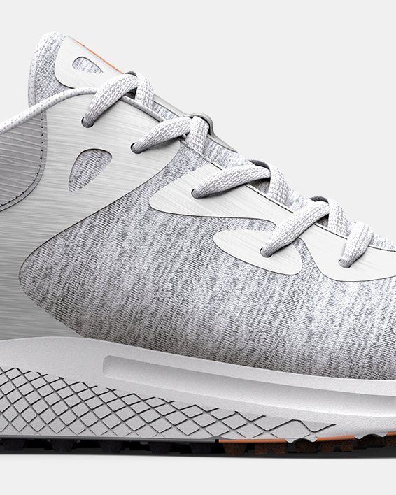 Women's UA Charged Breathe 2 Knit Spikeless Golf Shoes, Gray, pdpMainDesktop image number 0