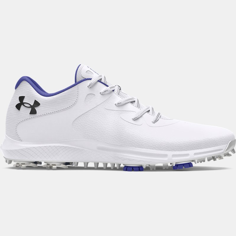 Women's Under Armour Charged Breathe 2 Golf Shoes White / Starlight / Metallic Silver 40