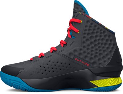 Pre-School Curry 1 Printed Basketball Shoes image number 1