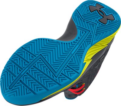 Pre-School Curry 1 Printed Basketball Shoes image number 4