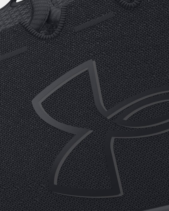 Men's UA Charged Pursuit 3 Big Logo Running Shoes in Black image number 5