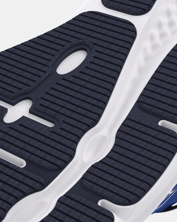 Men's UA Charged Pursuit 3 Big Logo Running Shoes, Blue, pdpMainDesktop image number 4