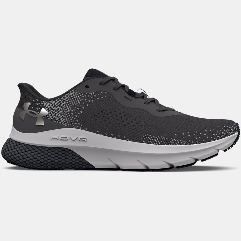 Men's  Under Armour  Hovr™ Turbulence 2 Running Shoes Jet Gray / Jet Gray / Metallic Silver 8.5