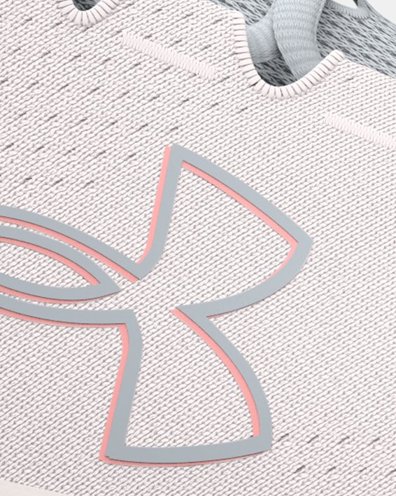 Tenis para correr UA Charged Pursuit 3 Big Logo para mujer, White, pdpMainDesktop image number 0
