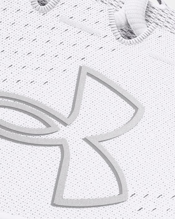 Women's UA Charged Pursuit 3 Big Logo Running Shoes, White, pdpMainDesktop image number 0
