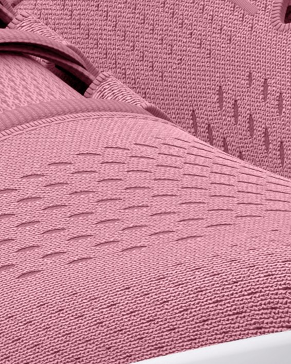Tenis para correr UA Charged Pursuit 3 Big Logo para mujer, Pink, pdpMainDesktop image number 3