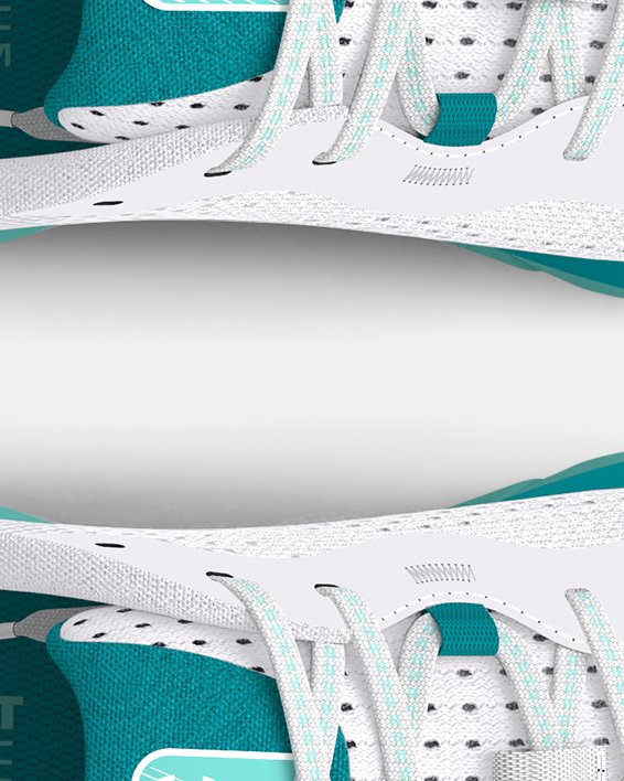 Zapatillas de running UA HOVR™ Turbulence 2 para mujer, White, pdpMainDesktop image number 2
