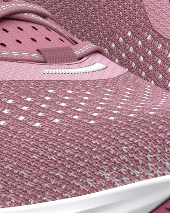Women's UA HOVR™ Turbulence 2 Running Shoes in Pink image number 3