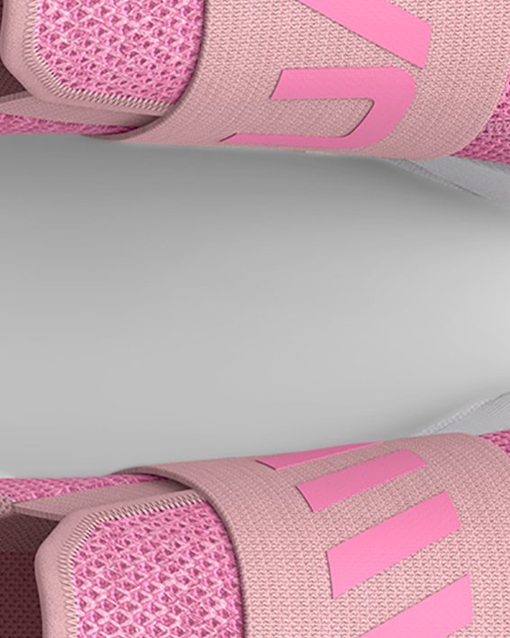 Tenis para correr Grade School UA Surge 3 Slip para niñas, Pink, pdpMainDesktop image number 2
