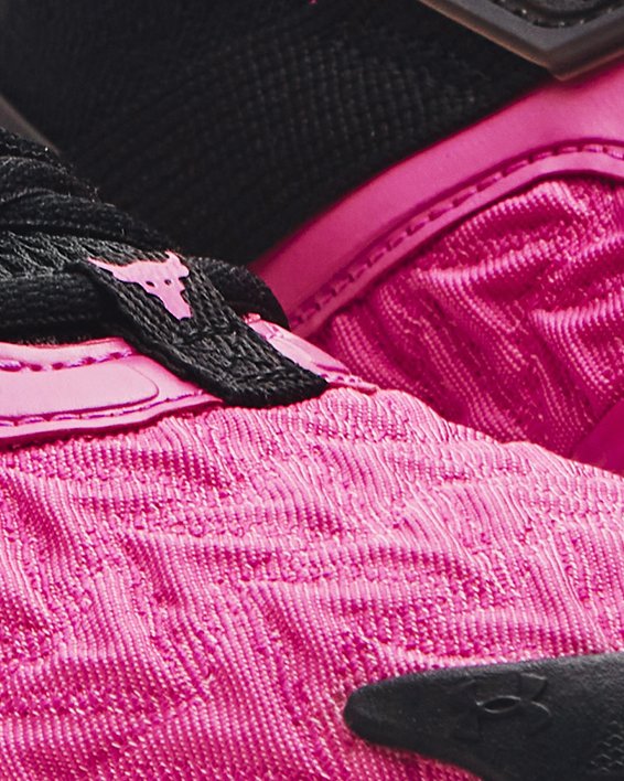 Women's Project Rock 6 Training Shoes, Pink, pdpMainDesktop image number 3