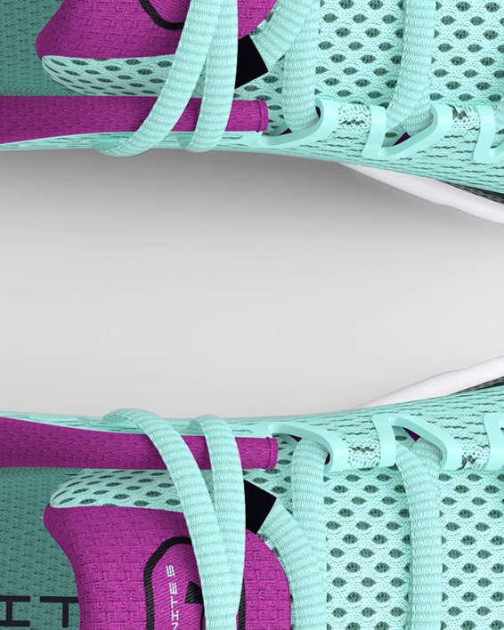 Damskie buty do biegania UA HOVR™ Infinite 5, Blue, pdpMainDesktop image number 2