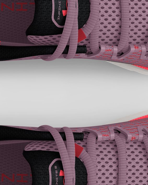 Women's UA HOVR™ Infinite 5 Running Shoes, Purple, pdpMainDesktop image number 2