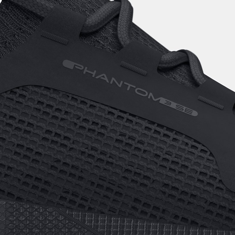 Women's  Under Armour  HOVR™ Phantom 3 SE Running Shoes Black / Black / Black 7.5