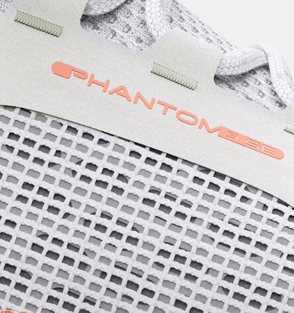 Zapatillas de running Under Armour HOVR™ Phantom 3 SE para mujer Blanco / Halo Gris / Bubble Peach 40