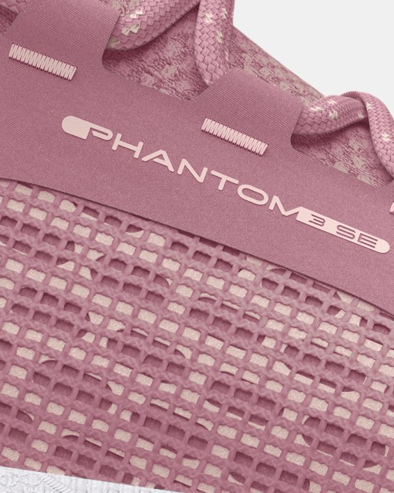 女士UA HOVR™ Phantom 3 SE跑鞋 in Pink image number 0