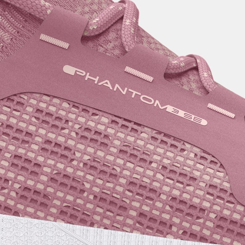 Women's  Under Armour  HOVR™ Phantom 3 SE Running Shoes Pink Elixir / White / Pink Elixir 8