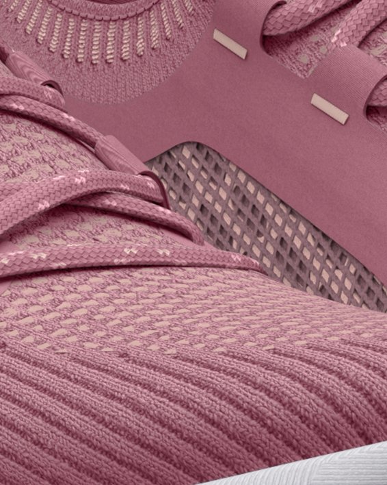女士UA HOVR™ Phantom 3 SE跑鞋 in Pink image number 3