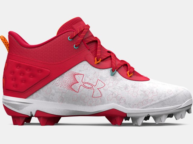 Maroon under armour baseball cleats best sale