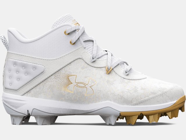 Boys UA Harper 8 Mid RM Jr. Baseball Cleats Under Armour