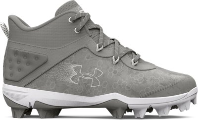 Crampons Under Armour Harper 3 Mid RM JR – Noir/blanc, Pointure 4.5, Jeune