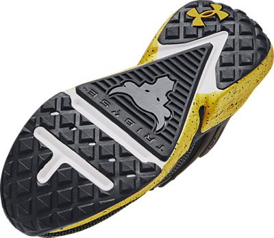 Under Armour Grade School Project Rock 5 Black Adam Training Shoes. 5