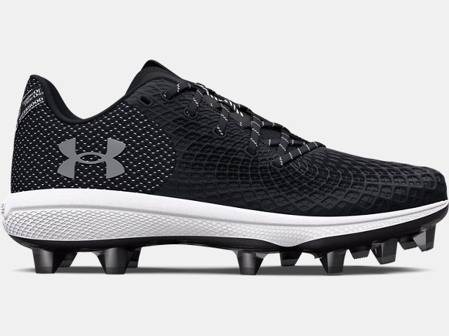 Black and white 'softball cheap cleats