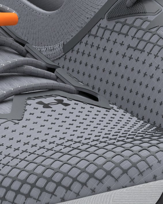 Unisex UA HOVR™ Phantom 3 SE Storm Running Shoes in Gray image number 3