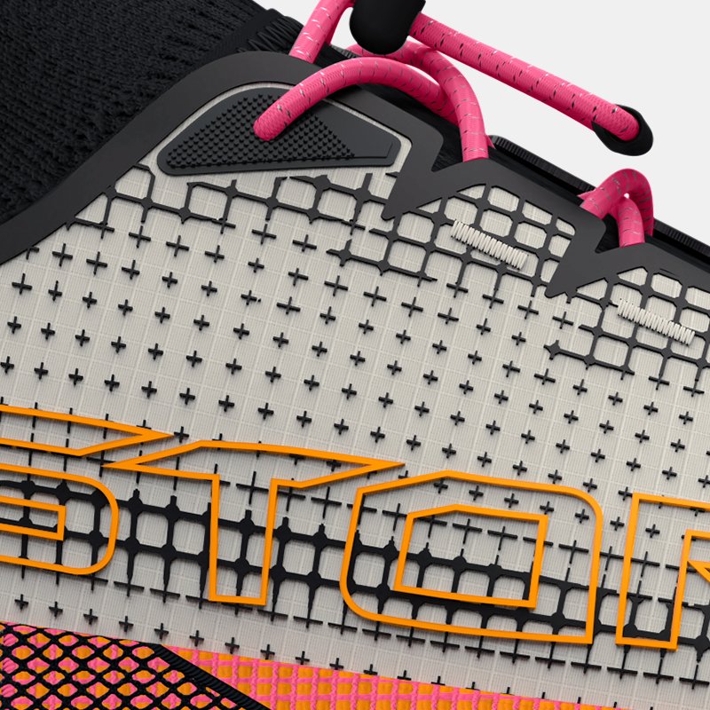 Unisex  Under Armour  HOVR™ Phantom 3 SE Storm Running Shoes White Clay / Formula Orange / Pink Punk 6 (EU 39)