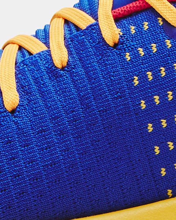 Unisex Curry 4 Low FloTro Basketball Shoes, Blue, pdpMainDesktop image number 1