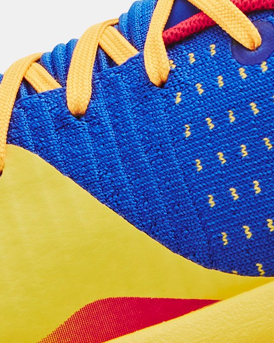 Unisex Curry 4 Low FloTro Basketball Shoes, Blue, pdpMainDesktop image number 7