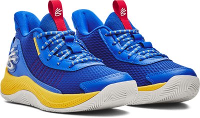 Tenis de baloncesto Grade School Curry 3Z7, Blue, pdpMainDesktop image number 3