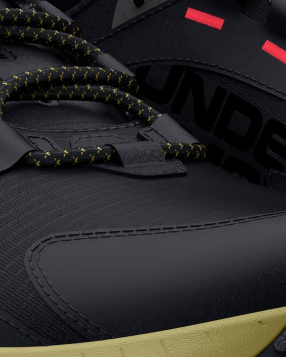 Unisex UA HOVR™ Mega 2 MVMNT Sportstyle Shoes in Black image number 3