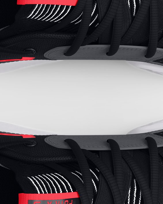 中性UA Flow FUTR X 3籃球鞋 in Gray image number 2