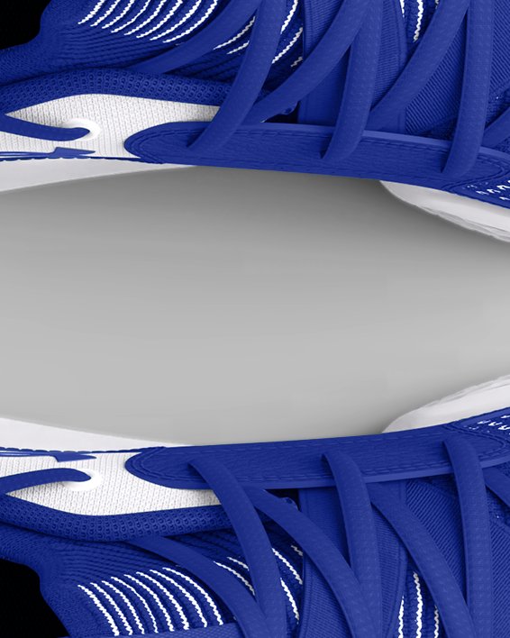 Unisex UA Flow FUTR X 3 Basketball Shoes, Blue, pdpMainDesktop image number 2