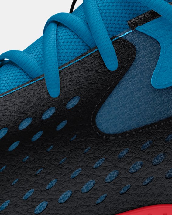 Unisex UA Jet '23 Basketball Shoes, Blue, pdpMainDesktop image number 1