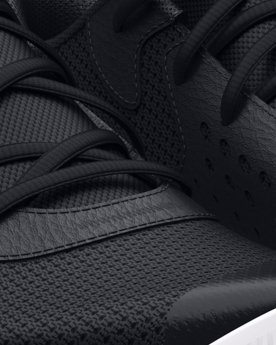 Grade School UA Jet '23 Basketball Shoes, Black, pdpMainDesktop image number 3
