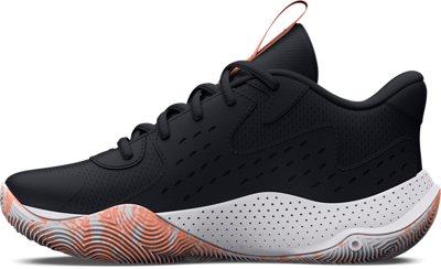 Tenis de B&aacute;squetbol UA Jet '23 para Ni&ntilde;os de Primaria, Black, pdpMainDesktop image number 1