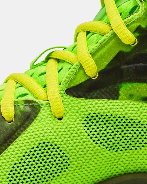 Chaussure de basketball Curry Spawn FloTro unisexe, Green, pdpMainDesktop image number 1