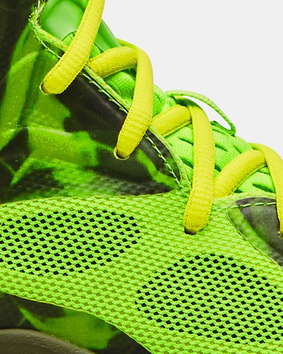 Chaussure de basketball Curry Spawn FloTro unisexe, Green, pdpMainDesktop image number 0