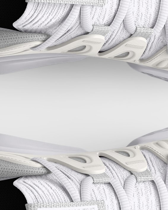 女士UA Flow Breakthru 4籃球鞋 in White image number 2