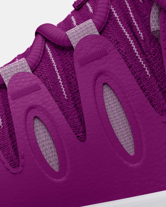 Women's UA Flow Breakthru 4 Basketball Shoes in Purple image number 1