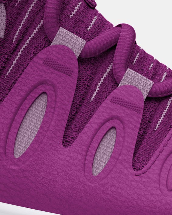 女士UA Flow Breakthru 4籃球鞋 in Purple image number 0